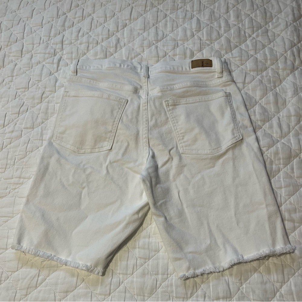 White Denim Shorts - Picture 4 of 7